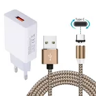 Зарядное устройство USB 5 В, 2 А для Huawei nova 5T, 6 SE, Mate 20, 10, P20 lite, P30 Pro, Магнитный зарядный кабель Type-C для телефона Honor 8, 9, 9X, 10, 20, 20s