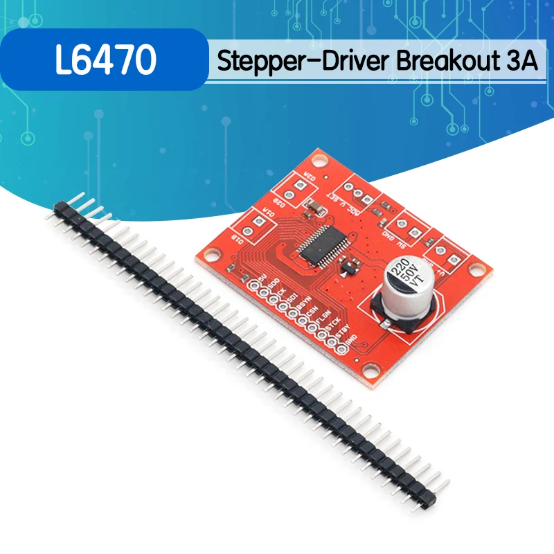 Новый модуль платы драйвера шагового двигателя L6470 3 А 8-45 В биполярный |
