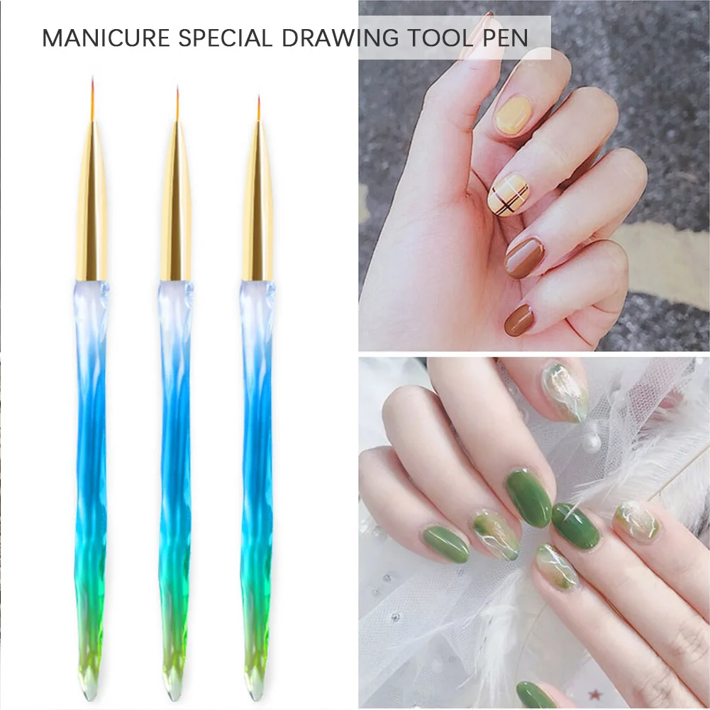 Нейл-арт лайнер живопись ручки УФ-гель красочной ручкой акрилового стрежня