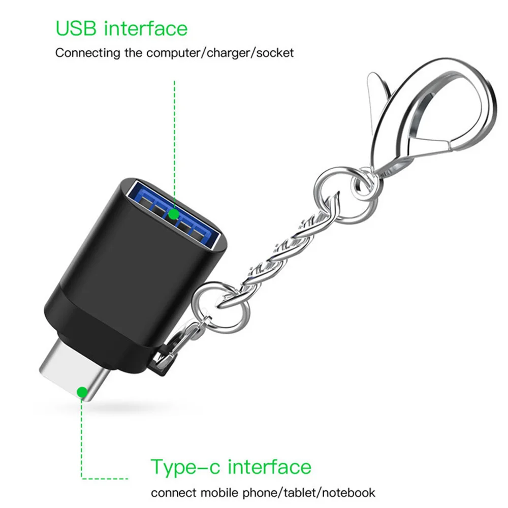 Кабель адаптер USB Type C металлический для Samsung Galaxy S9 S8 Plus Huawei P10 P20 Plus|Переходники и