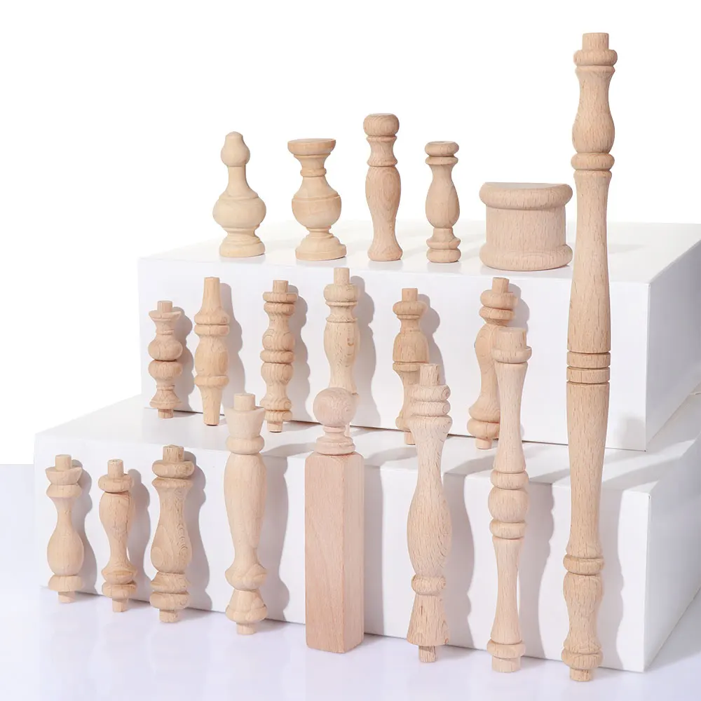 Деревянные резные ножки для мебели в европейском стиле 4 шт. | Мебель