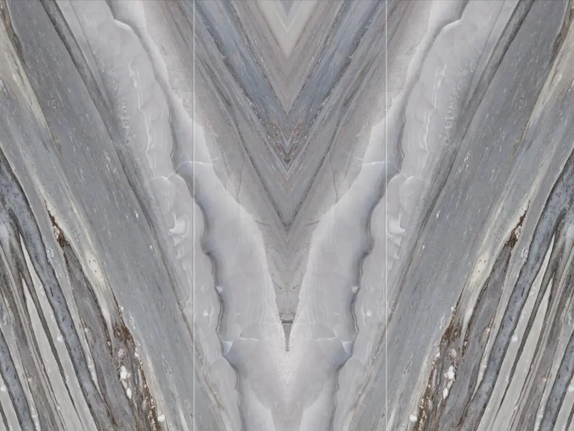 Абстрактная Геометрическая Серая Мраморная настенная 3D Большая фотография