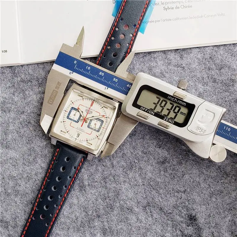 

1860 Autavia quartz Mens Watches Quartz Watch Stainless Steel Strap men's wristwatch classic business dress men's watch