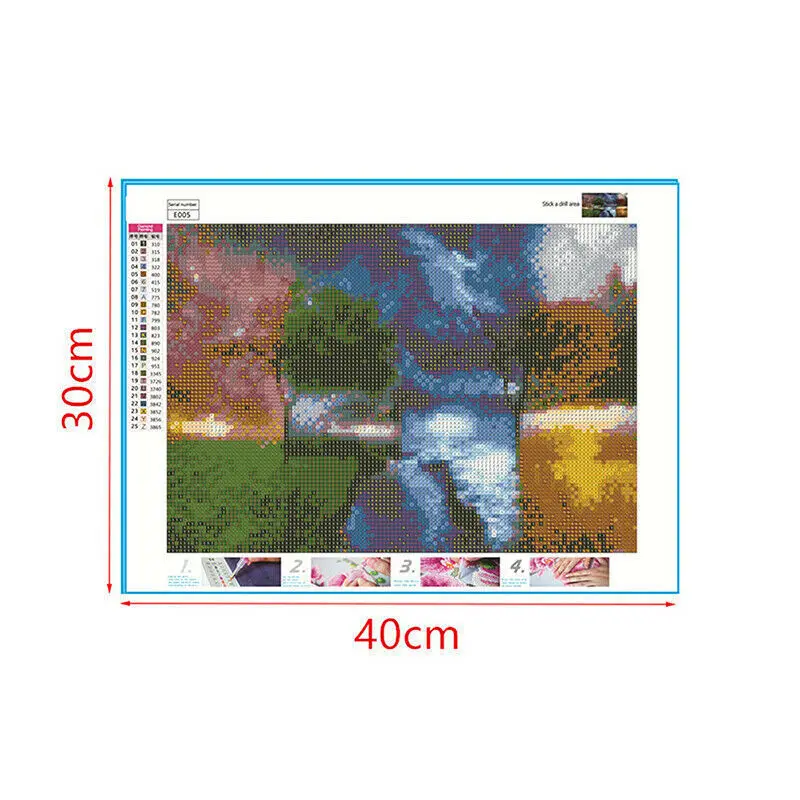 5D алмазная живопись сделай сам полный квадратный пейзаж закат наборы для вышивки