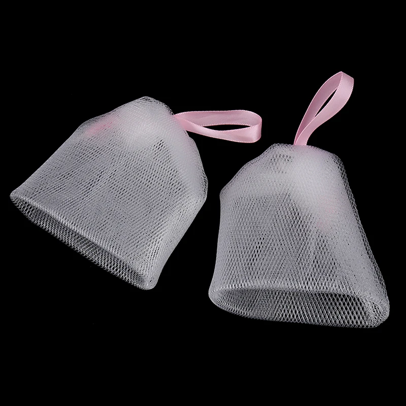 Мешок для мыла очищающие сетки тела пенящаяся сетка PE Bubble Helper Mesh мытья лица | Дом и