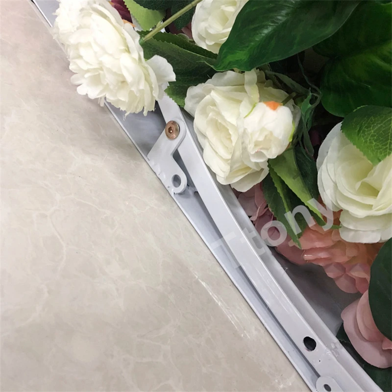 Свадебные реквизиты кованое железное двойное кольцо арочная подставка с цветами