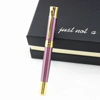 new luxury fountain pen 0 5mm nib metal pen golden color sign pens and elegant upscale golden ink pen