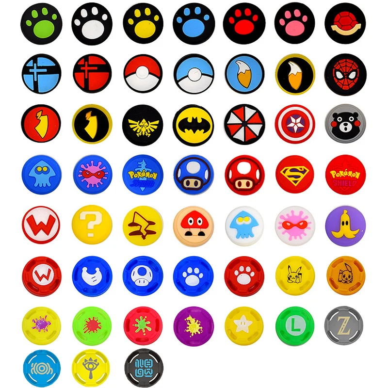 500 шт. оптовая продажа силиконовые колпачки для стиков под большой палец Nintendoswitch