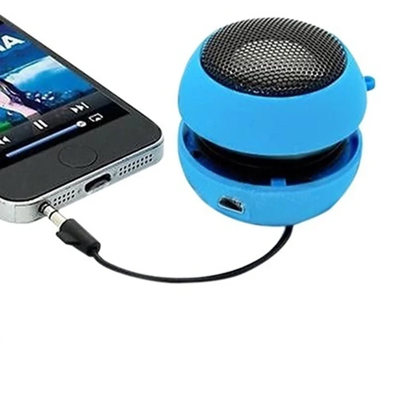 Милая портативная мини Колонка Мини динамик Hamburger Speaker 3 5 мм Проводная