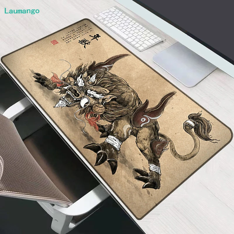 

Ancient Beast Large Mouse Pads Mats Table Surface the Keyboard Playstation Consoles Pad Computer Mat Anime Gamer Pc Gaming Game