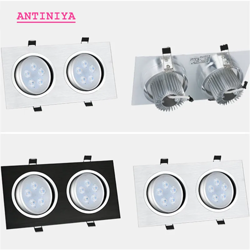 Dimmable светодиодный встраиваемый светильник s COB потолочный Точечный 7 Вт 10 14 20 AC85 265V