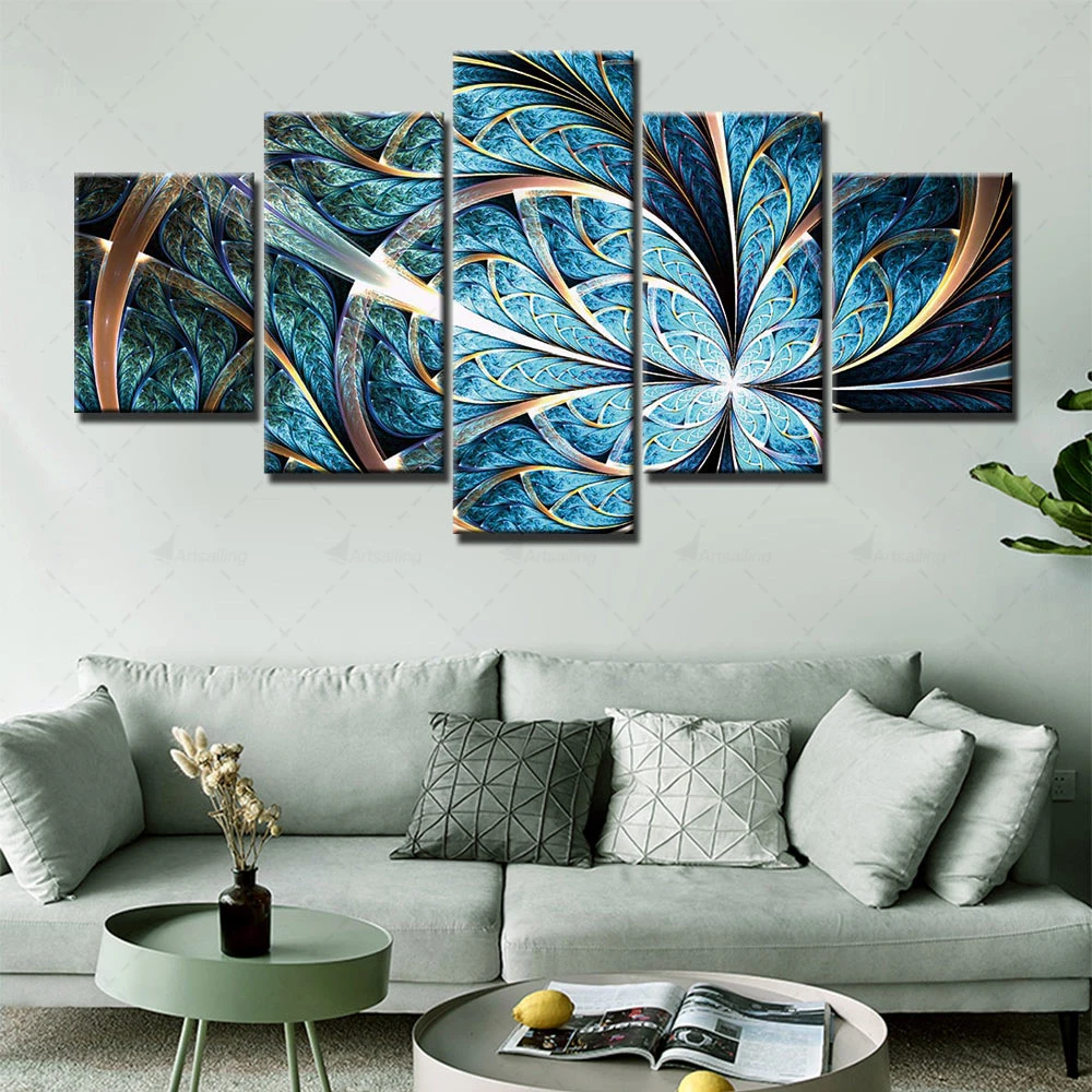 Домашний декор Hd принты абстрактная живопись Цветочный тип картины настенное