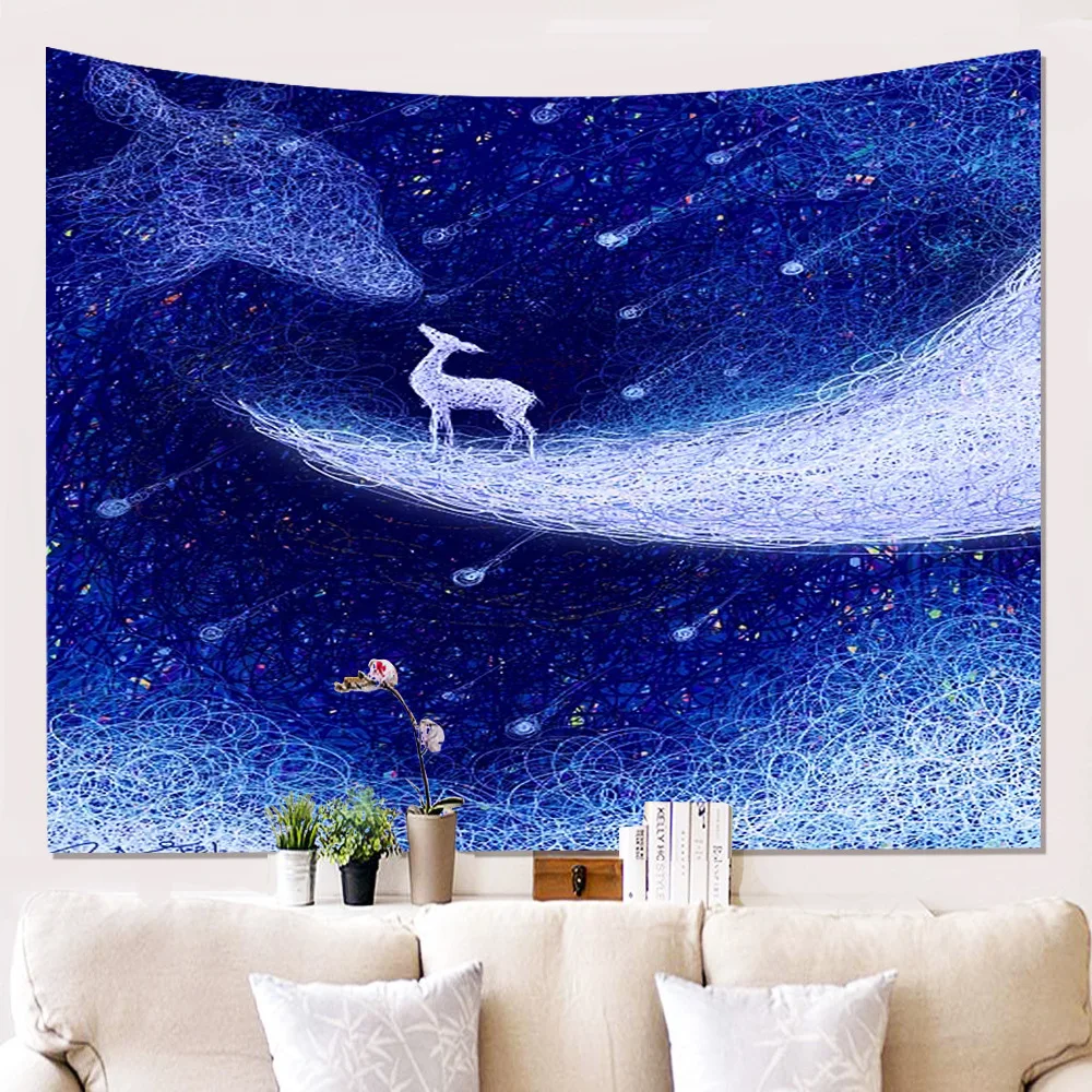 Zeegle мультфильм настенный гобелен креативное Искусство ковер Одеяло йога коврик