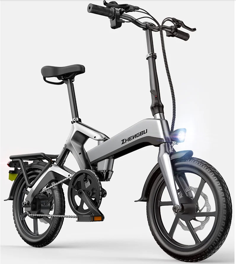 

New Folding Electric Bicycle Small Power Scooter National Standard Men And Women Ultra-Light Lithium Battery Car