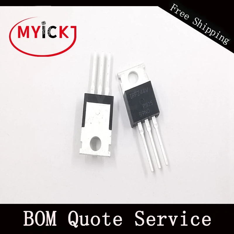 10 шт. IRFZ44V Мощность MOSFET (Vdss = 60 в Rds (on) 16 5 МВт Id 55A) Микросхема|Светодиодные чипы| |