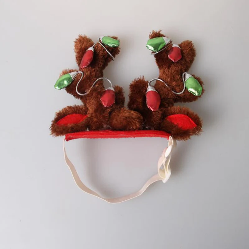 Рождественские олени для домашних животных искусственная кошка косплей подарок