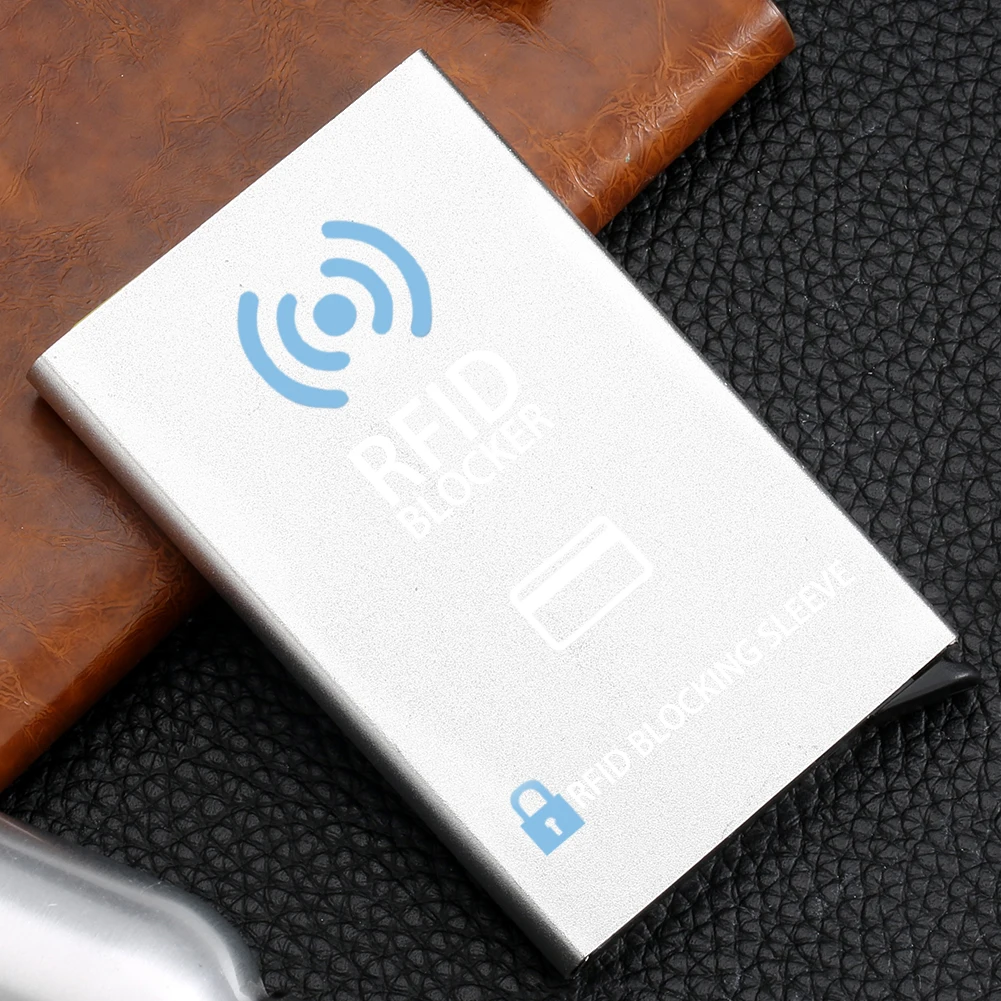 

Classic 9 3/4 Bank Card Case Anti Theft for Rfid Credit Card Protector Blocking Cardholder Sleeve Skin Box Covers Protection