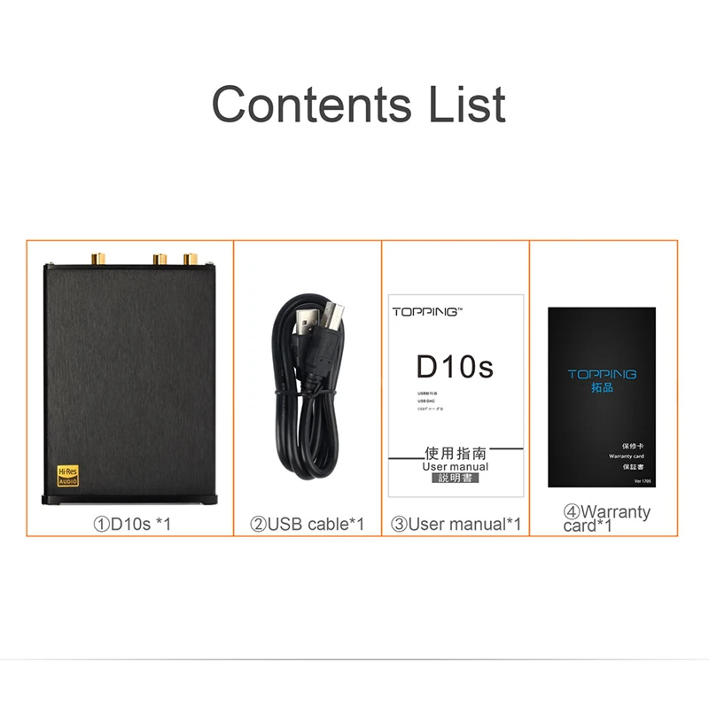 Усилитель звука TOPPING D10s MINI USB DAC XMOS XU208 ES9038Q2M DSD256 PCM 384 кГц|Цифро-аналоговые