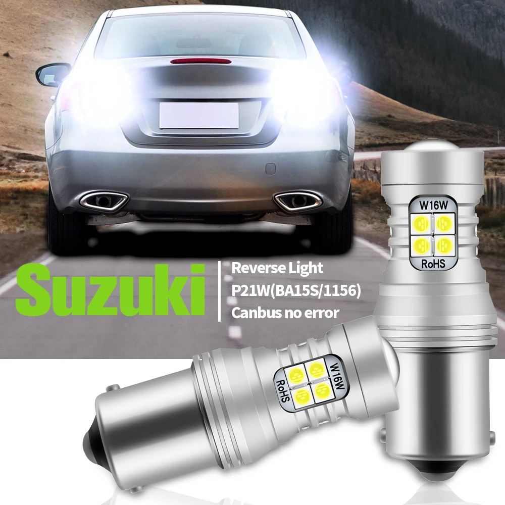 Фсветильник задний светодиодный Canbus P21W BA15S лампа для Suzuki Alto Baleno Celerio Ignis 1 2 Kizashi Liana