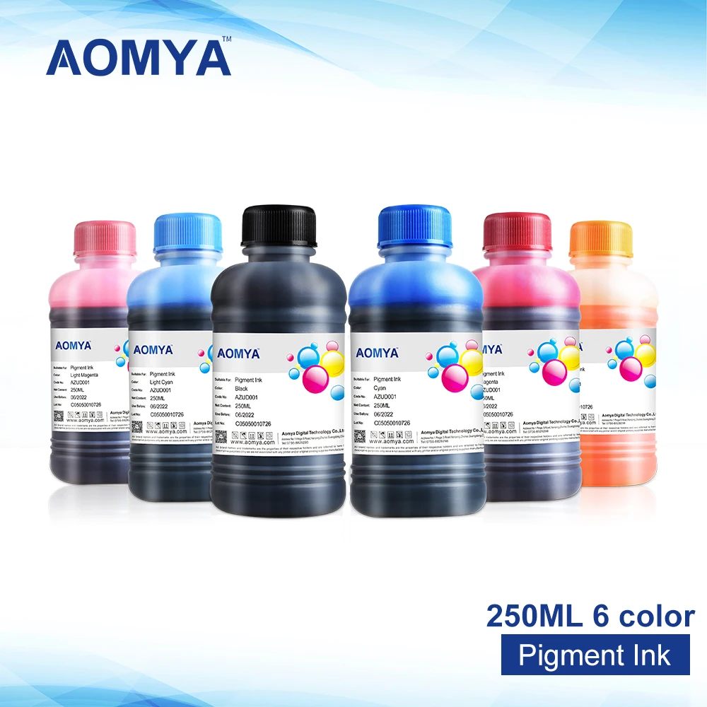 Aomya 9C * 250 мл специальные пигментные чернила для Epson P800 СНПЧ пополнение комплект