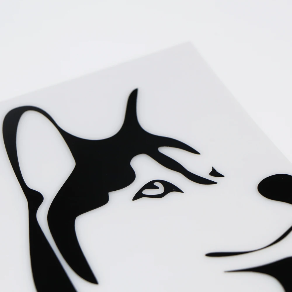 YOJA 12.9X18CM Husky In Car Vinyl Decal Funny Animal Cartoon Sticker ZT2-0124 | Автомобили и мотоциклы