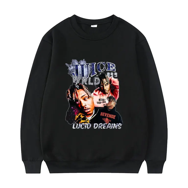 

Personality Original Clothing Design Juice Wrld Men Women Sweatshirt New Unisex EU Trend Pullover Hip Hop Rapper Style Tracksuit