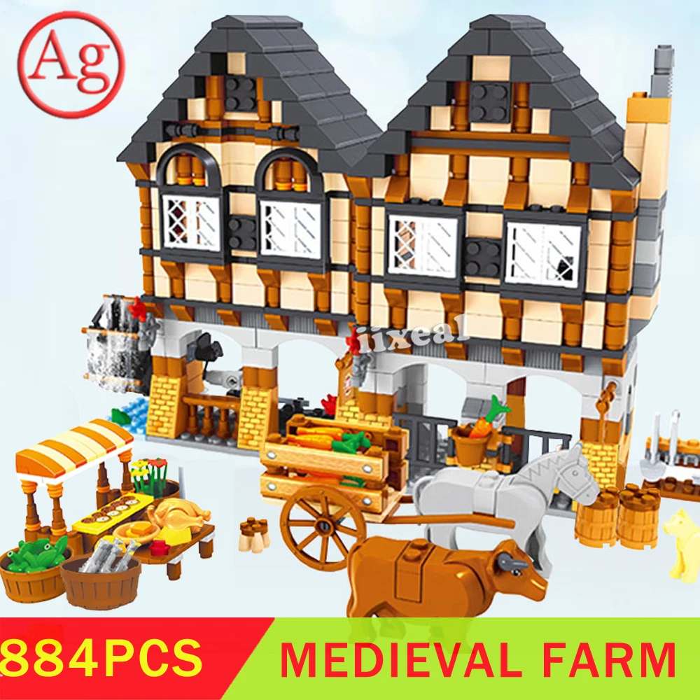 838 + шт. Детский конструктор Счастливая Ферма|Блочные конструкторы| |