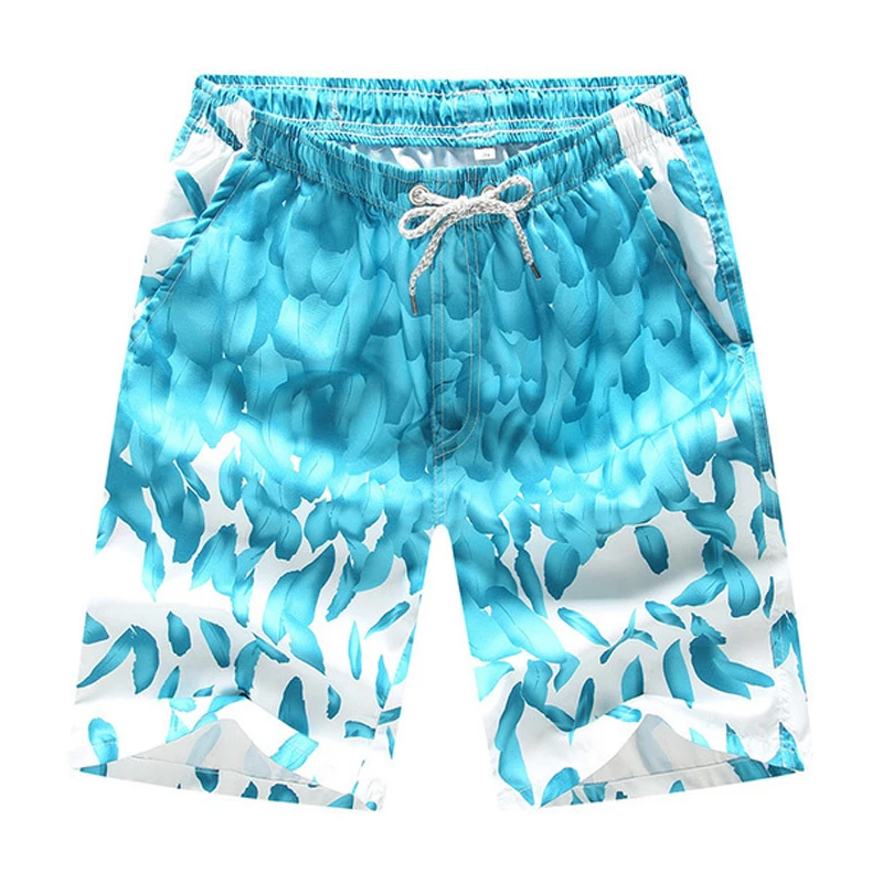 Шорты для плавания размера плюс длина до колена на завязках пляжные шорты мужчин