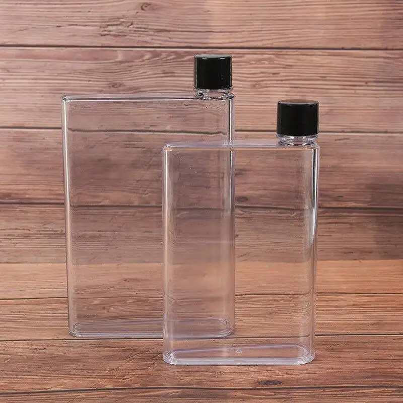 

Water Bottle Book Portable Fashion Paper Pad Water Bottle Flat Portable Clear