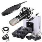 Takstar PC-K600 записывающий микрофон со значком Upod nano sound card professional для студийной записи, чата, трансляции