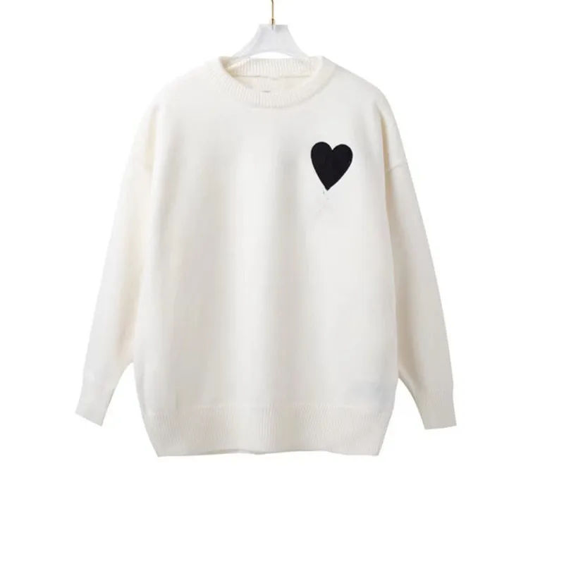 

2021 AMI Clothing Homme Sweaters Mens men Women Designer Hoodies High Street Print Sweaters size s-m-l-sl-xxl 202