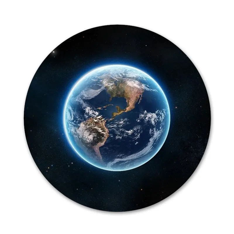 Значки Планета Земля значки металлические для украшения одежды и рюкзака | Дом