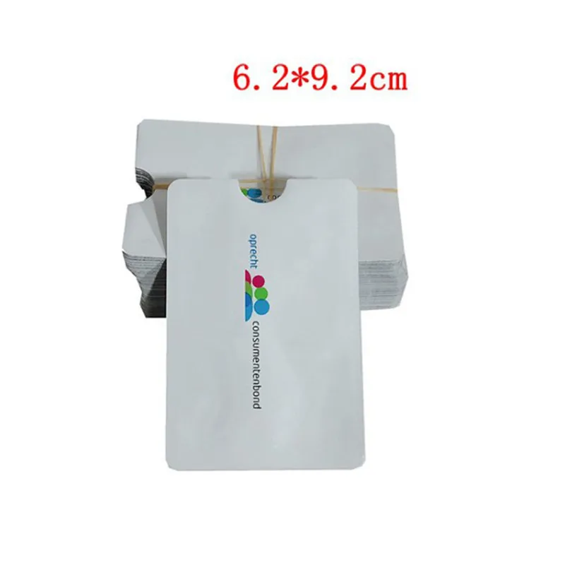 5 шт. серебристые защитные чехлы для кредитных карт | Багаж и сумки