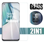 2 в 1 Защитная стеклянная пленка для объектива камеры OnePlus Nord N10 5G, защита экрана телефона, полноэкранная пленка на One Plus 8t, закаленное стекло