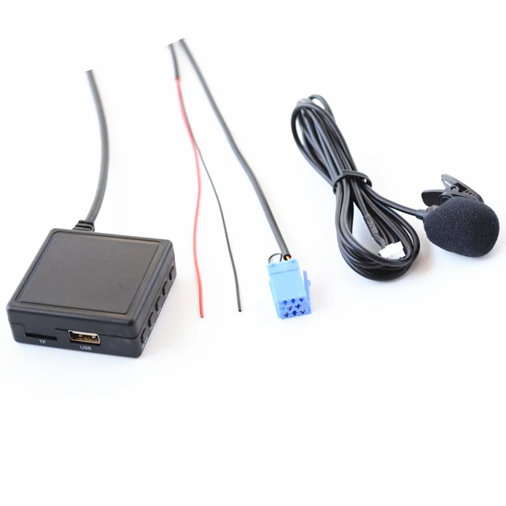 Автомобильный микрофон для вызова гарнитура адаптер Bluetooth 5 0 беспроводной AUX вход
