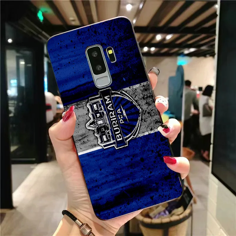 Чехол для телефона Buriram Юнайтед Samsung S6 S7 Edge S8 S9 S10E Note8 Note 9 10 A9 C10 J7 Max DIY чехол черного