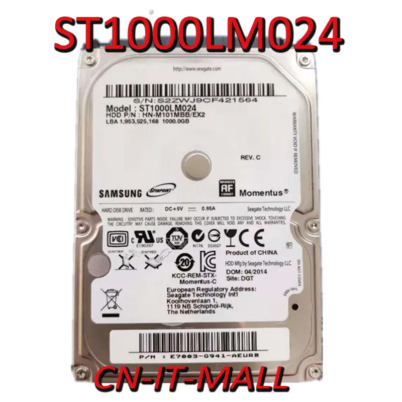 

2.5" Samsung ST1000LM024 1TB SATA 5400RPM 16MB 2.5" Hard Drive