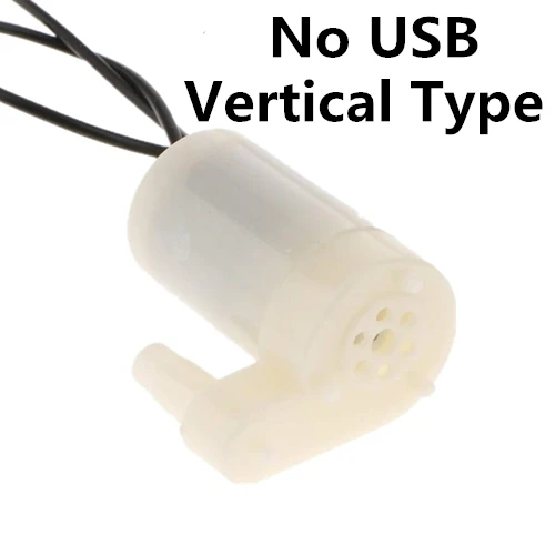 DC 5 в USB низкий уровень шума бесщеточный мотор Pump120L/H Мини Микро погружной водяной насос для Diy Kit - Напряжение: Vertical Type