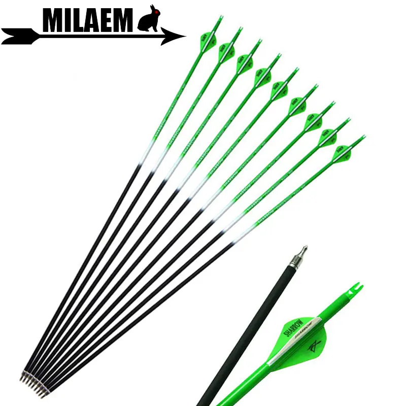 6/12 шт. карбоновые стрелы для стрельбы из лука|Дартс| |