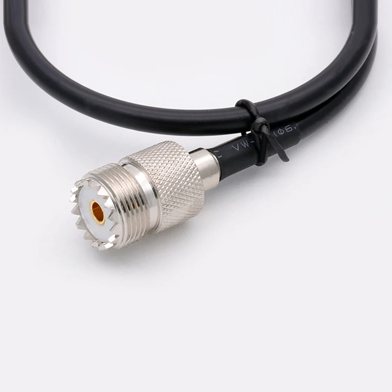 

100PCS 12" 30CM RG58 UHF Female To RP TNC Male Coaxial RF Cable Connector For Antenna Signal Intercom