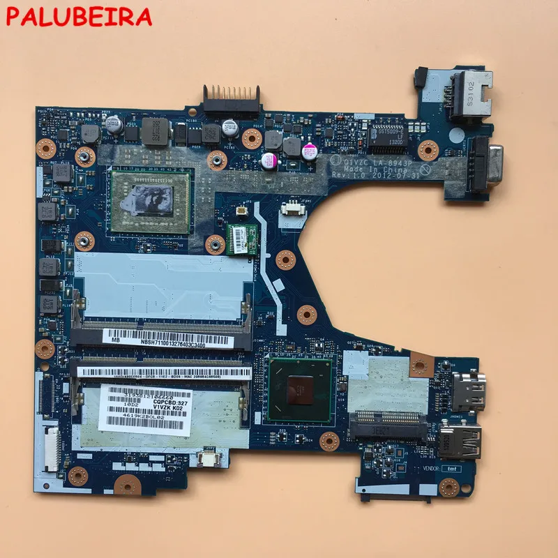 PALUBEIRA NBM8911003 NB.M8911.003 Q1VZC LA 8943P для Acer Aspire V5 131 171 Материнская плата ноутбука DDR3