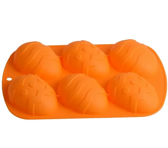 

Silicone Mold DIY Dinosaur Eggs Chocolate Mold Kitchen Baking Tools #40 New 6 Cavities Dinosaur Easter Egg Shape Silicone Cake M