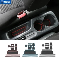 mopai rubber red white car interior gate slot pad mat cup mat decoration for suzuki jimny 2015 up car accessories styling