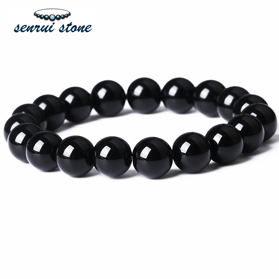 

8mm black agate stone bracelet eu account bracelet feng shui paired bracelets for tennis bracelet 3 squeaky crystal bracelet
