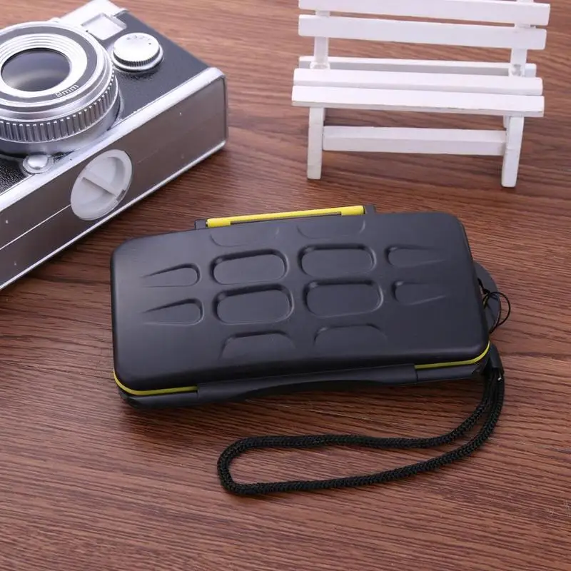 12 Slot Waterproof Memory Card Case Protector Holder SD Micro TF Cards Storage Box For SD/ SDHC/ SDXC/ TF/ | Электроника