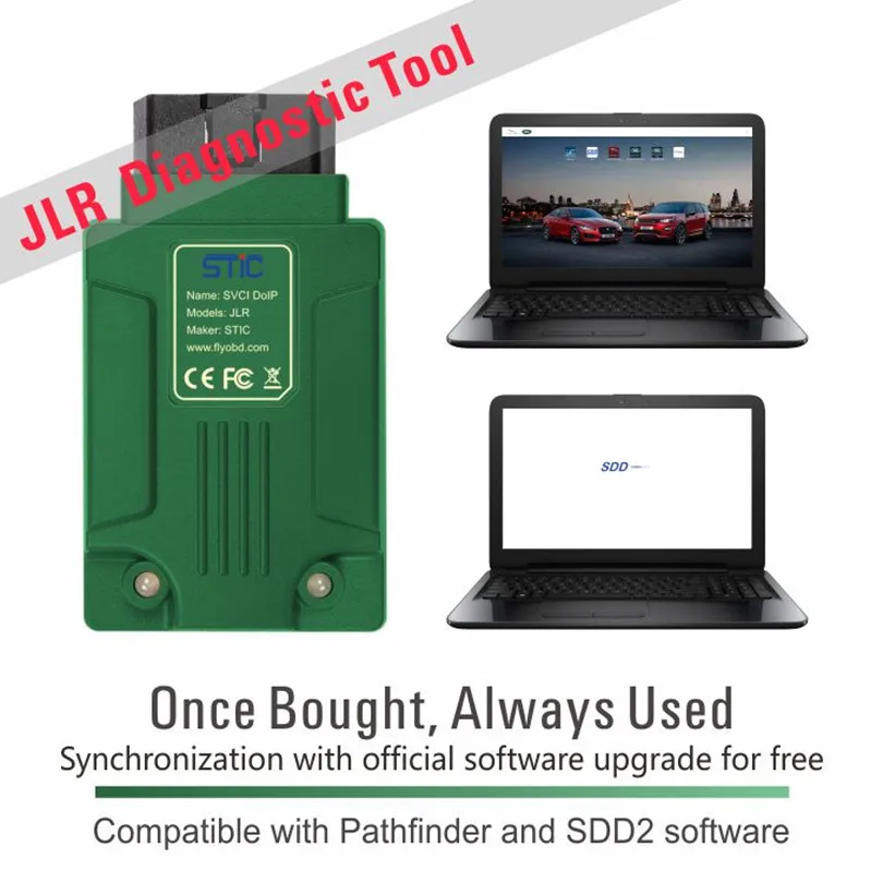 Диагностический инструмент STC SVCI DoIP Jag uar La nd Ro ver JLR SDD V156 программное обеспечение с