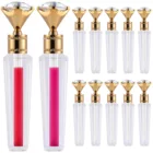 Флакон для блеска для губ объемом 3 мл, пластиковый флакон для блеска для губ, пустой косметический контейнер, дорожная упаковка для макияжа и парфюма