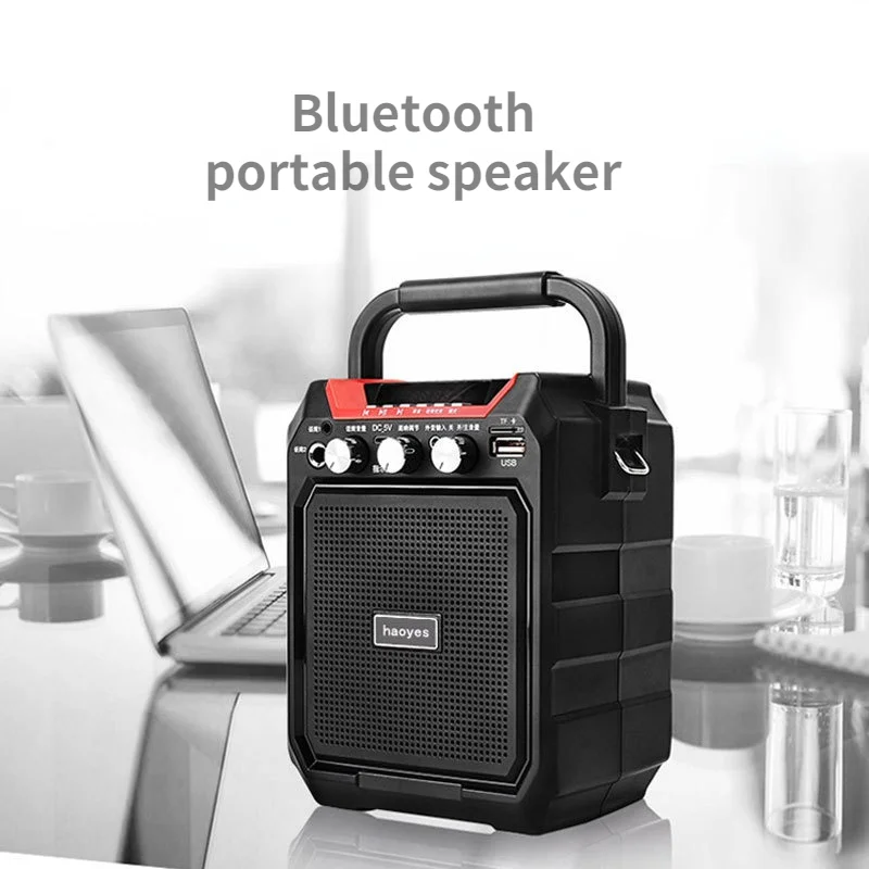 Портативная bluetooth-Колонка для улицы квадратный танцевальный мини-динамик