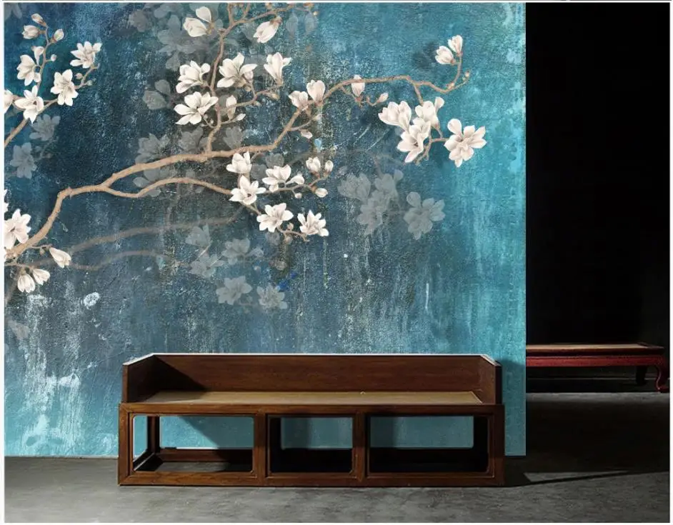 Пользовательские фото обои для стен 3 d винтажные Настенные с ручной росписью и