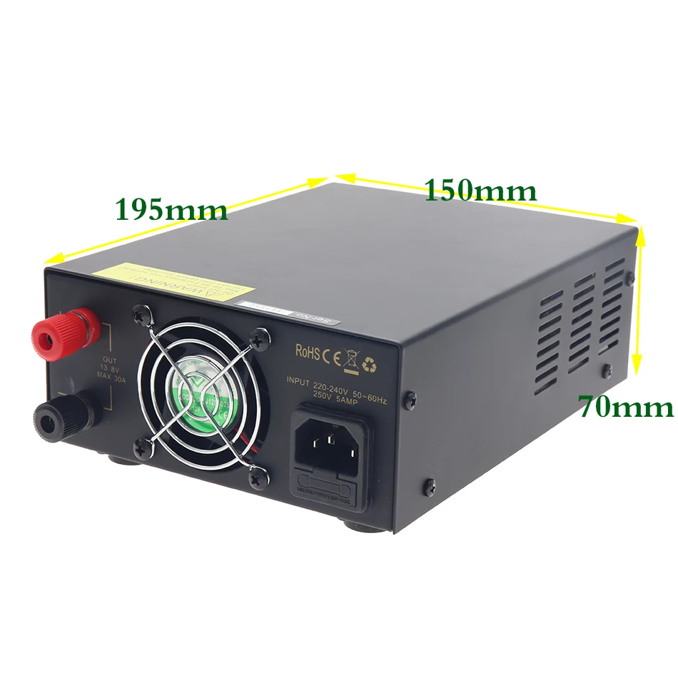 QJE PS30SWI DC Регулируемый источник питания 13 8 V фиксированный выход предназначен для